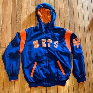 G-III Apparel MLB Medium New York Mets Jacket w/ Stitched Patches